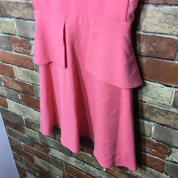 Bcbgmaxazria Leann Lace-Applique V-Neck Dress - Picture 6 of 7